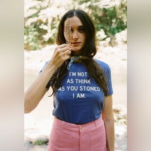 SOLD! Sugarhigh Lovestoned “I’m not as think as you stoned I am” tee Size S New